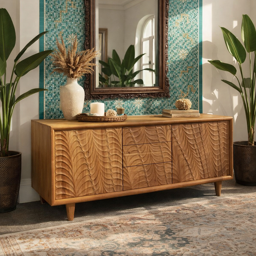 BUFFET BAMBU 200X45X80CM